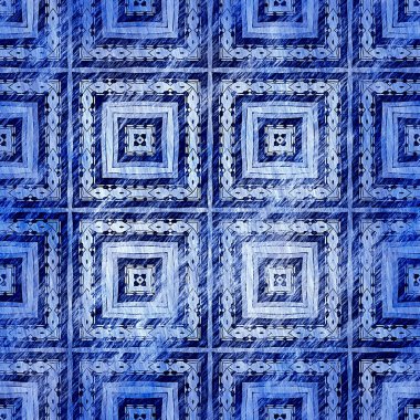  Modern rustik nantucket, denizcilik tarzında kumaş tekstil etkisine zarar vermiştir. Erkeksi kravat boyası ev deco moda geometrik tasarım. İndigo mavisi grunge yıkama bezi deseni..