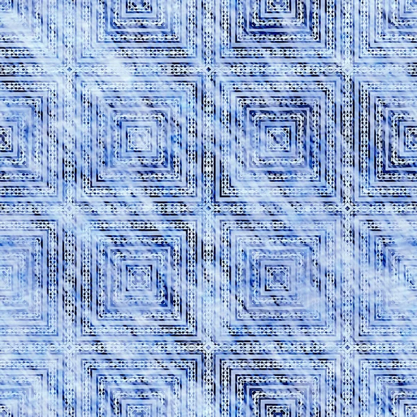  Modern rustik nantucket solgun aşınmış kumaş efektli arka plan. Erkeksi kravat ev deco moda geometrik tasarım. İndigo mavisi grunge çamaşır izi deseni..