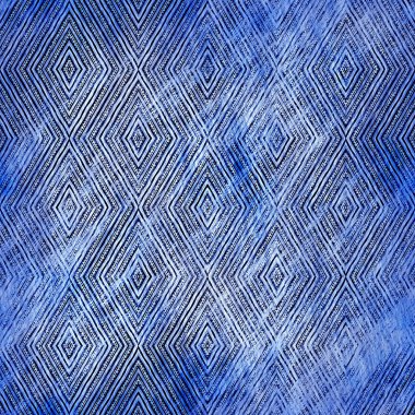  Modern rustik nantucket, denizcilik tarzında kumaş tekstil etkisine zarar vermiştir. Erkeksi kravat boyası ev deco moda geometrik tasarım. İndigo mavisi grunge yıkama bezi deseni..