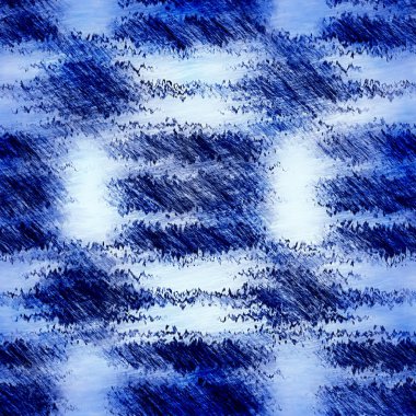  Modern Nantucket, denizcilik tarzında tekstil etkisine sahip. Erkeksi kravat boyası ev deco moda batik tasarımı. Çivit mavisi benekli grunge çamaşır bezi izi deseni.