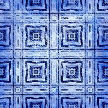  Modern rustik nantucket, denizcilik tarzında kumaş tekstil etkisine zarar vermiştir. Erkeksi kravat boyası ev deco moda geometrik tasarım. İndigo mavisi grunge yıkama bezi deseni..