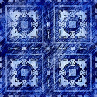  Modern rustik nantucket, denizcilik tarzında kumaş tekstil etkisine zarar vermiştir. Erkeksi kravat boyası ev deco moda geometrik tasarım. İndigo mavisi grunge yıkama bezi deseni..