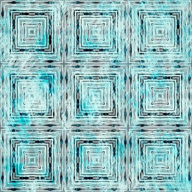  Modern rustik nantucket, denizcilik tarzında kumaş tekstil etkisine zarar vermiştir. Kravat boyası, ev dekoru, geometrik tasarım. Ege Teal yeşili grunge çamaşır izi deseni..