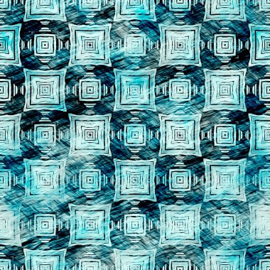  Modern rustik nantucket, denizcilik tarzında kumaş tekstil etkisine zarar vermiştir. Kravat boyası, ev dekoru, geometrik tasarım. Ege Teal yeşili grunge çamaşır izi deseni..