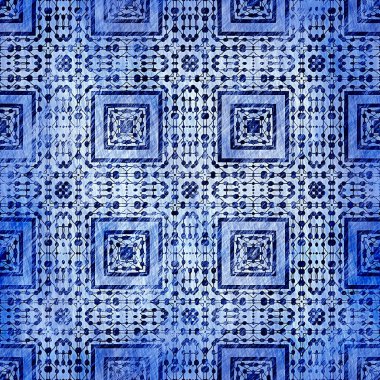  Modern rustik nantucket, denizcilik tarzında kumaş tekstil etkisine zarar vermiştir. Erkeksi kravat boyası ev deco moda geometrik tasarım. İndigo mavisi grunge yıkama bezi deseni..