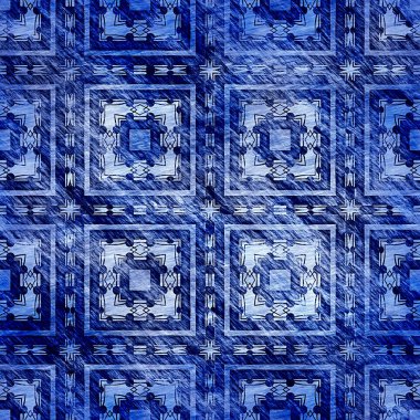  Modern rustik nantucket, denizcilik tarzında kumaş tekstil etkisine zarar vermiştir. Erkeksi kravat boyası ev deco moda geometrik tasarım. İndigo mavisi grunge yıkama bezi deseni..