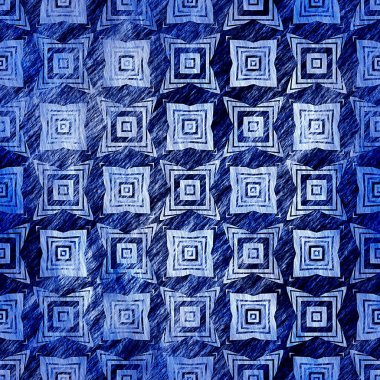  Modern rustik nantucket, denizcilik tarzında kumaş tekstil etkisine zarar vermiştir. Erkeksi kravat boyası ev deco moda geometrik tasarım. İndigo mavisi grunge yıkama bezi deseni..