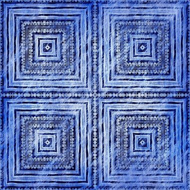  Modern rustik nantucket, denizcilik tarzında kumaş tekstil etkisine zarar vermiştir. Erkeksi kravat boyası ev deco moda geometrik tasarım. İndigo mavisi grunge yıkama bezi deseni..