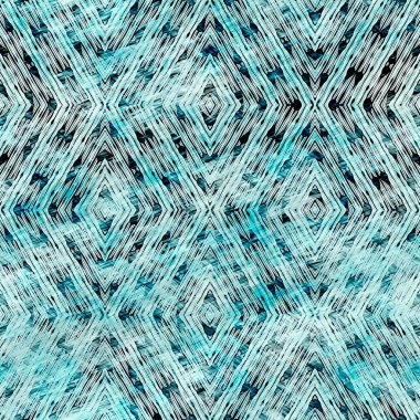  Modern rustik nantucket, denizcilik tarzında kumaş tekstil etkisine zarar vermiştir. Kravat boyası, ev dekoru, geometrik tasarım. Ege Teal yeşili grunge çamaşır izi deseni..