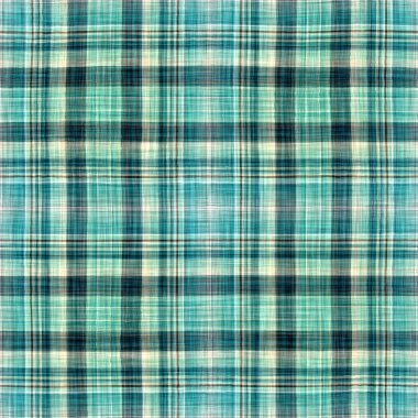  Seamless sailor flannel textile gingham repeat swatch.Teal rustic coastal beach house check fabric tile.
