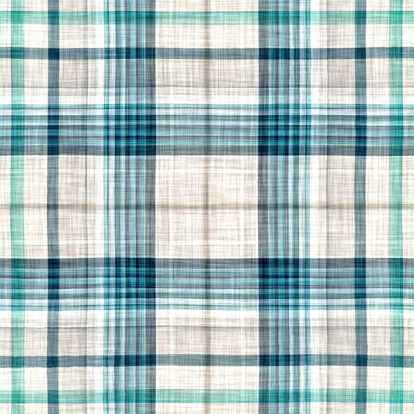  Seamless sailor flannel textile gingham repeat swatch.Teal rustic coastal beach house check fabric tile.
