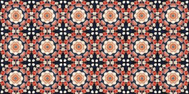  Nantucket tarzı dekoratif tasarımlı erkeksi moda süsleme afişi. Bitmek bilmeyen tekrarlanabilir kaset. Retro mavi desen çarpışma geometrik bandana kenarı. 