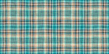  Seamless sailor flannel edging trim textile. Gingham rustic banner ribbon endless tape.Teal rustic coastal beach house border check fabric tile.