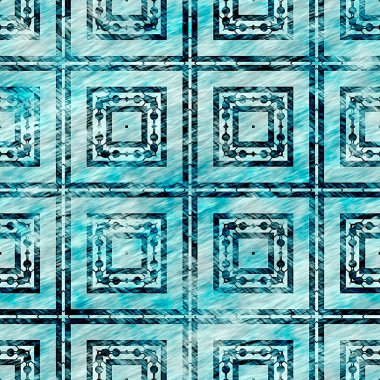  Modern rustik nantucket, denizcilik tarzında kumaş tekstil etkisine zarar vermiştir. Kravat boyası, ev dekoru, geometrik tasarım. Ege Teal yeşili grunge çamaşır izi deseni..