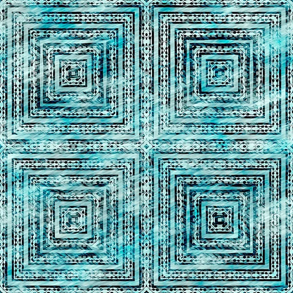  Modern rustik nantucket, denizcilik tarzında kumaş tekstil etkisine zarar vermiştir. Kravat boyası, ev dekoru, geometrik tasarım. Ege Teal yeşili grunge çamaşır izi deseni..