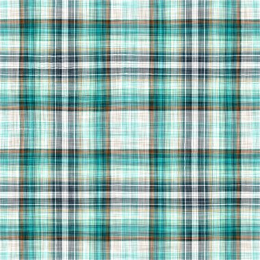  Seamless sailor flannel textile gingham repeat swatch.Teal rustic coastal beach house check fabric tile.