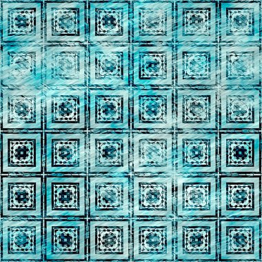  Modern rustik nantucket, denizcilik tarzında kumaş tekstil etkisine zarar vermiştir. Kravat boyası, ev dekoru, geometrik tasarım. Ege Teal yeşili grunge çamaşır izi deseni..