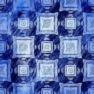  Modern rustik nantucket, denizcilik tarzında kumaş tekstil etkisine zarar vermiştir. Erkeksi kravat boyası ev deco moda geometrik tasarım. İndigo mavisi grunge yıkama bezi deseni..