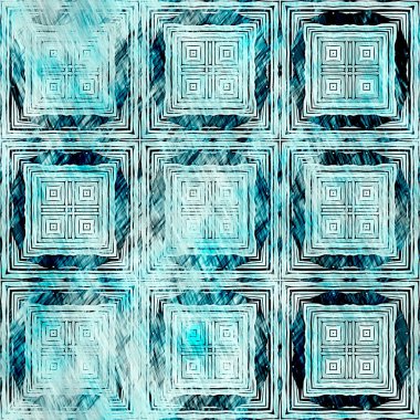  Modern rustik nantucket, denizcilik tarzında kumaş tekstil etkisine zarar vermiştir. Kravat boyası, ev dekoru, geometrik tasarım. Ege Teal yeşili grunge çamaşır izi deseni..