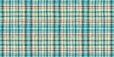  Seamless sailor flannel edging trim textile. Gingham rustic banner ribbon endless tape.Teal rustic coastal beach house border check fabric tile.