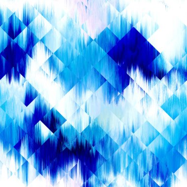 Plaj mayosu ve moda baskısı için nemli ombre geometrik renk karışımı. Damlayan dijital sıvı suluboya girdap etkisi. Yüksek çözünürlüklü kusursuz madde. Dalgalı yaz boyası boho.