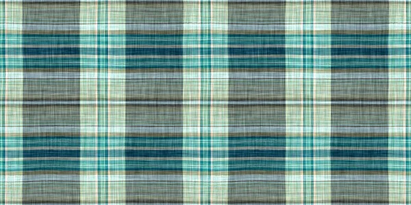 Seamless sailor flannel edging trim textile. Gingham rustic banner ribbon endless tape.Teal rustic coastal beach house border check fabric tile.