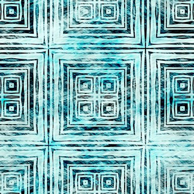  Modern rustik nantucket, denizcilik tarzında kumaş tekstil etkisine zarar vermiştir. Kravat boyası, ev dekoru, geometrik tasarım. Ege Teal yeşili grunge çamaşır izi deseni..