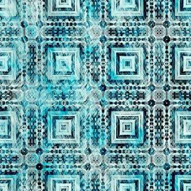  Modern rustik nantucket, denizcilik tarzında kumaş tekstil etkisine zarar vermiştir. Kravat boyası, ev dekoru, geometrik tasarım. Ege Teal yeşili grunge çamaşır izi deseni..