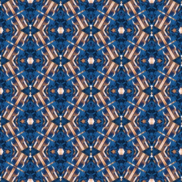  Seamless coastal blur painterly geometric mosaic effect. Patchwork blur masculine all over summer fashion damask repeat,Indigo Blue white watercolor batik azulejos tile background.