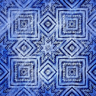  Modern rustik nantucket, denizcilik tarzında kumaş tekstil etkisine zarar vermiştir. Erkeksi kravat boyası ev deco moda geometrik tasarım. İndigo mavisi grunge yıkama bezi deseni..