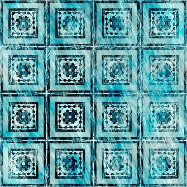  Modern rustik nantucket, denizcilik tarzında kumaş tekstil etkisine zarar vermiştir. Kravat boyası, ev dekoru, geometrik tasarım. Ege Teal yeşili grunge çamaşır izi deseni..