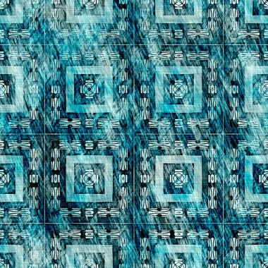  Modern rustik nantucket, denizcilik tarzında kumaş tekstil etkisine zarar vermiştir. Kravat boyası, ev dekoru, geometrik tasarım. Ege Teal yeşili grunge çamaşır izi deseni..