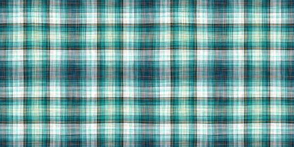 Seamless Sailor Flannel Edging Trim Textile Gingham Rustic Banner Ribbon — Stock Photo, Image