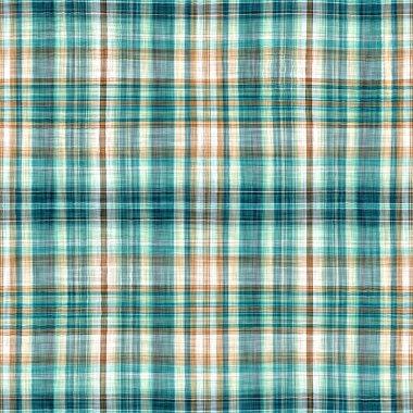  Seamless sailor flannel textile gingham repeat swatch.Teal rustic coastal beach house check fabric tile.