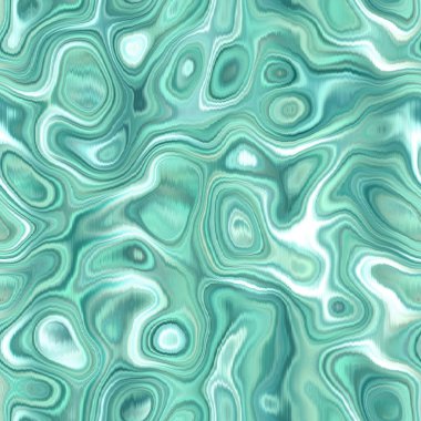 Washed teal wavy blur melange seamless pattern. Aquarelle effect boho fashion fabric for coastal nautical blotchy wallpaper background.. Dyed reflection washed with blurry gradient tile able swatch.