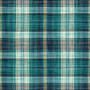  Seamless sailor flannel textile gingham repeat swatch.Teal rustic coastal beach house check fabric tile.