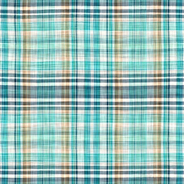  Seamless sailor flannel textile gingham repeat swatch.Teal rustic coastal beach house check fabric tile.