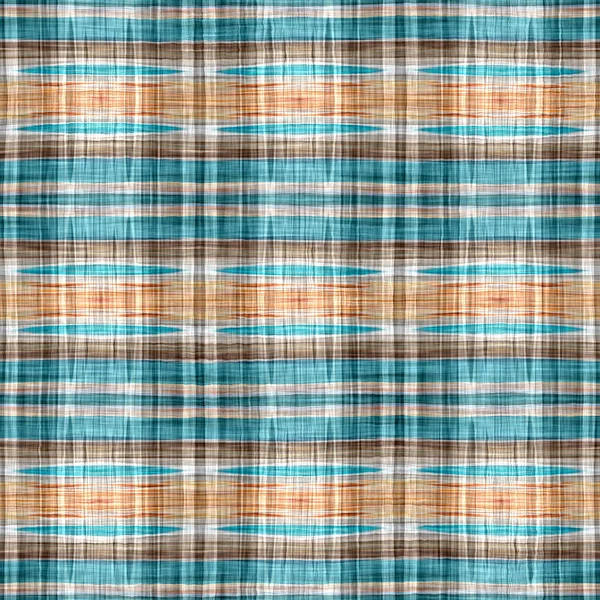 Seamless Sailor Flannel Textile Gingham Repeat Swatch Tal Rustic Coastal — стоковое фото