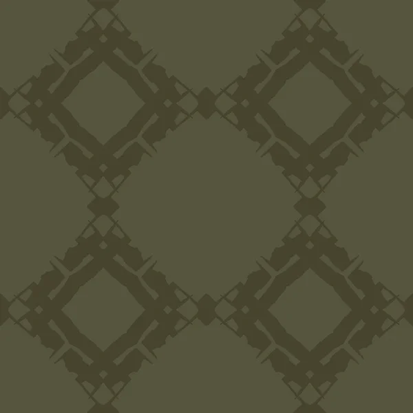 Vintage moss green geometric seamless pattern. Two tone jungle camouflage for military wallpaper and khaki all over print.