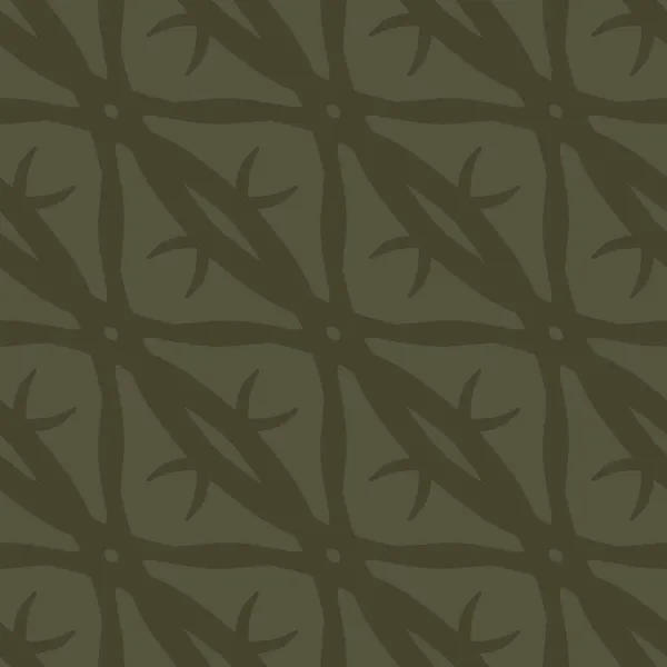 Moss Vintage vert motif géométrique sans couture. Camouflage jungle deux tons pour papier peint militaire et kaki partout imprimer. — Photo