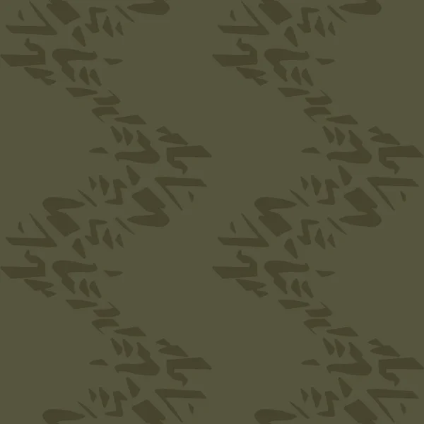 Vintage mos groen geometrisch naadloos patroon. Twee kleuren jungle camouflage voor militair behang en kaki overal print. — Stockfoto