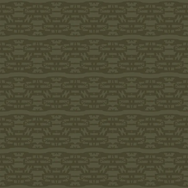 Vintage moss green geometric seamless pattern. Two tone jungle camouflage for military wallpaper and khaki all over print.