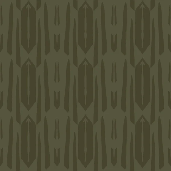 Vintage moss green geometric seamless pattern. Two tone jungle camouflage for military wallpaper and khaki all over print. — Stock Photo, Image