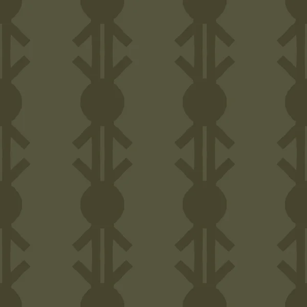 Vintage moss green geometric seamless pattern. Two tone jungle camouflage for military wallpaper and khaki all over print. — Stock Photo, Image