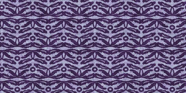 Purple botanical tepi perbatasan mulus. Gothic lilac tonal dedaunan edging trim. Gaya punk dekoratif band tak berujung untuk pita washi atau templat bordir — Stok Foto