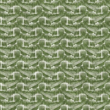 Orman yeşili botanik yaprağı dikişsiz keten desenli. Yastık, yumuşak mobilya ve modern ev dekorasyonu kumaş kumaşı için ton yeşilliği tasarımı üzerine organik doğal ton.