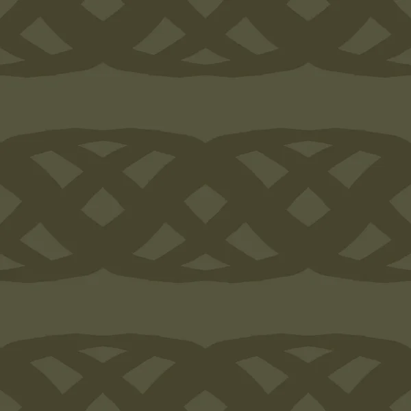 Vintage mos groen geometrisch naadloos patroon. Twee kleuren jungle camouflage voor militair behang en kaki overal print. — Stockfoto