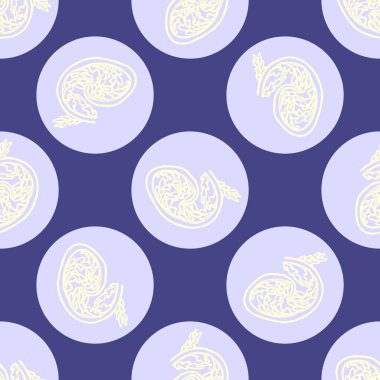 Mor botanik yılın kusursuz desenli dokusu. Ton keten dokusunda renkli bir ton. Çiçek yapraklı kumaş efekt arka planı. Vektör taşı.