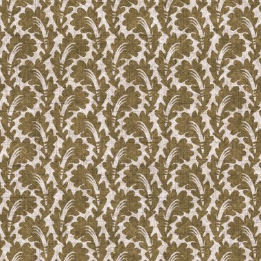 Sepia nötr botanik yaprak dikişsiz keten deseni. Yastık fırlatmak ve mobilya yapmak için organik doğal ton yeşilliği tasarımı. Modern bej kahverengi nötr ev dekorasyonu tekstil kumaşı.