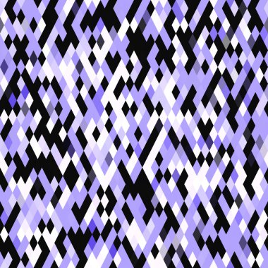 Küçük mor geometrik mozaik piksel elmas dikişsiz desen. Modern kare şekilli fayans dokusu. 2022 şebeke arka planının rengi. Yüksek kaliteli jpg raster örneği.